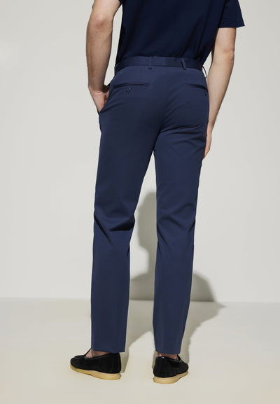 Men Clothing Multi-Way Stretch Suit Pants Slim Fit