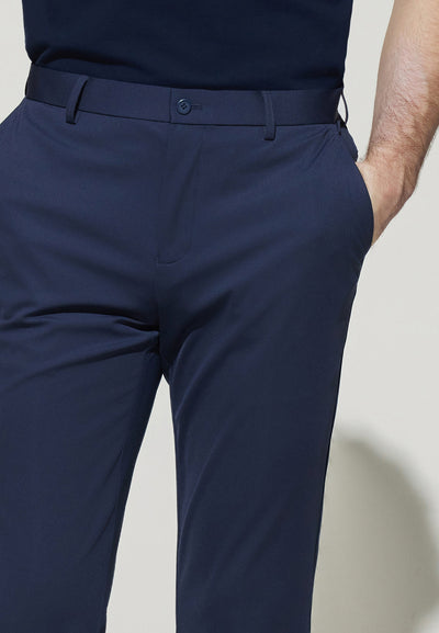 Men Clothing Multi-Way Stretch Suit Pants Slim Fit