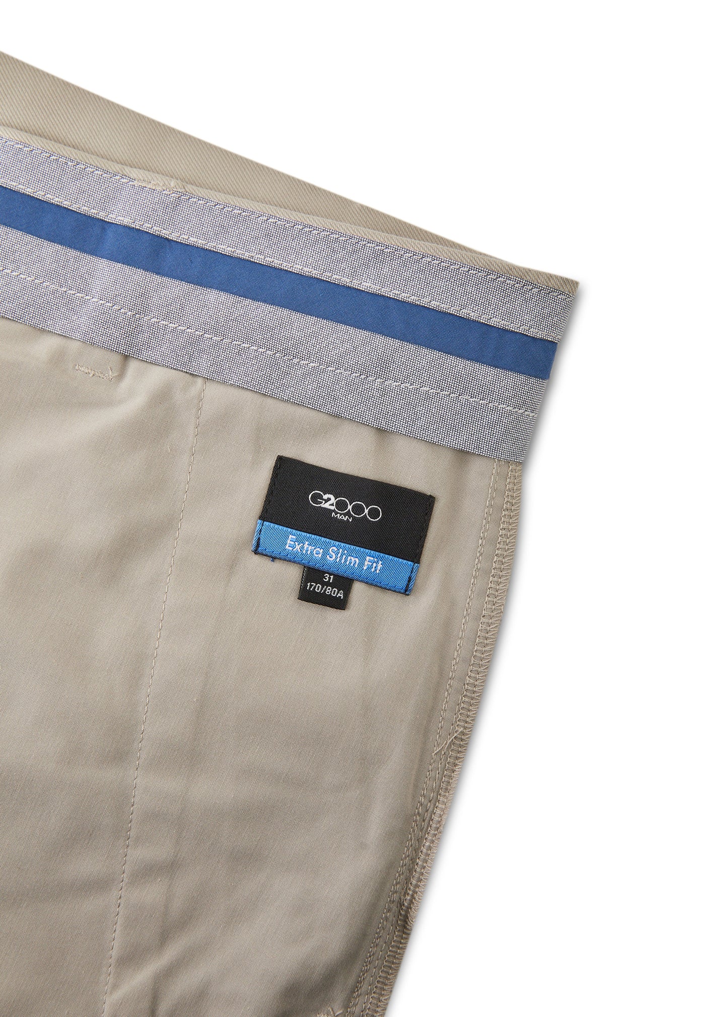 Men Clothing Cotton Blend Casual Pants Extra Slim Fit