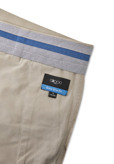 Men Clothing Cotton Blend Casual Pants Extra Slim Fit
