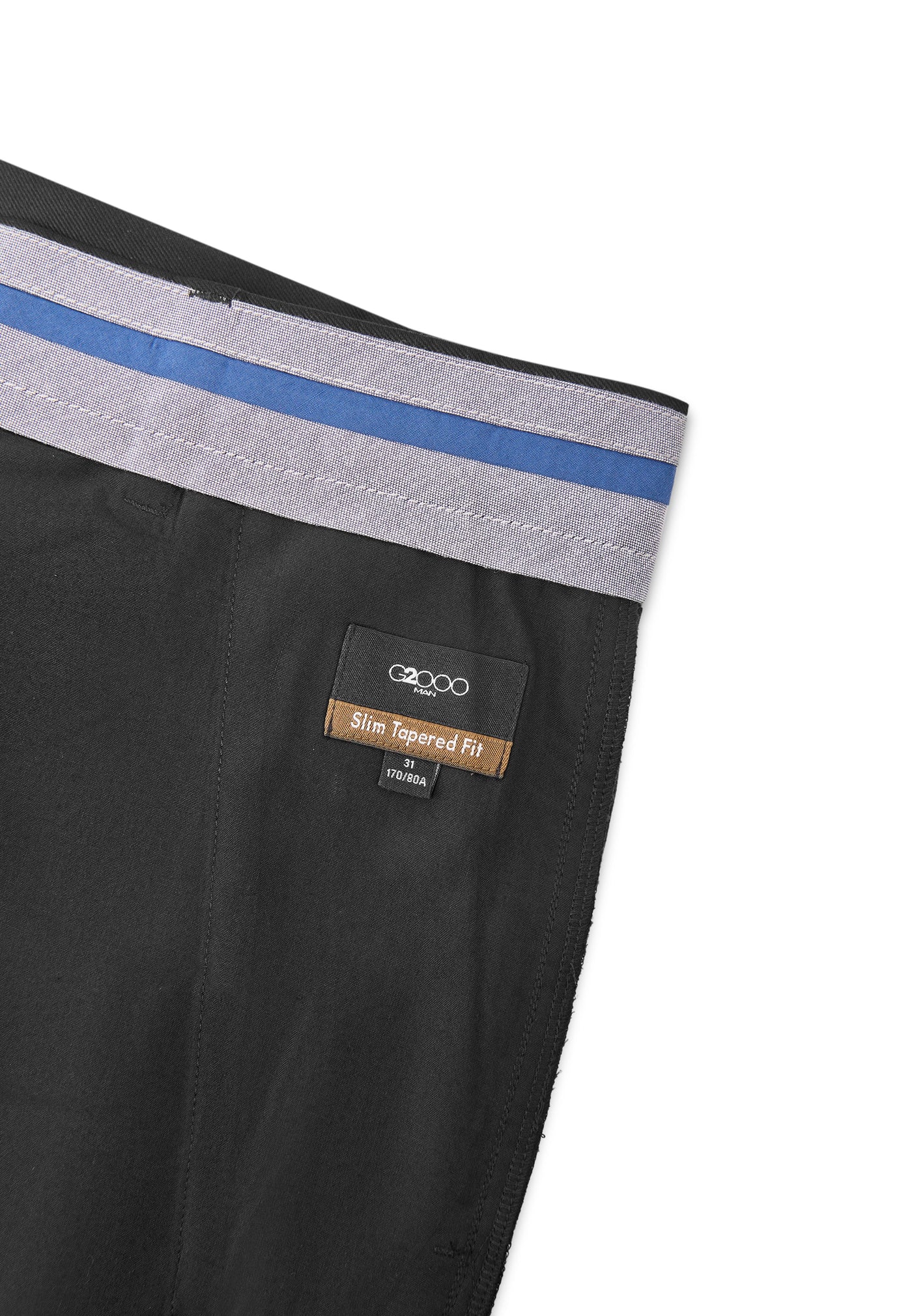 Men Clothing Cotton Blend Casual Pants Slim Tapered Fit