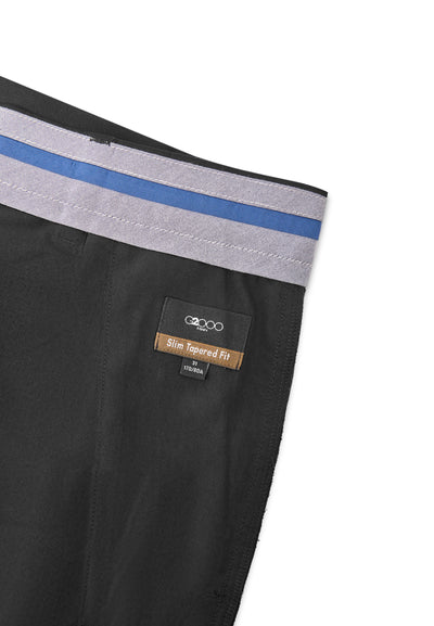 Men Clothing Cotton Blend Casual Pants Slim Tapered Fit
