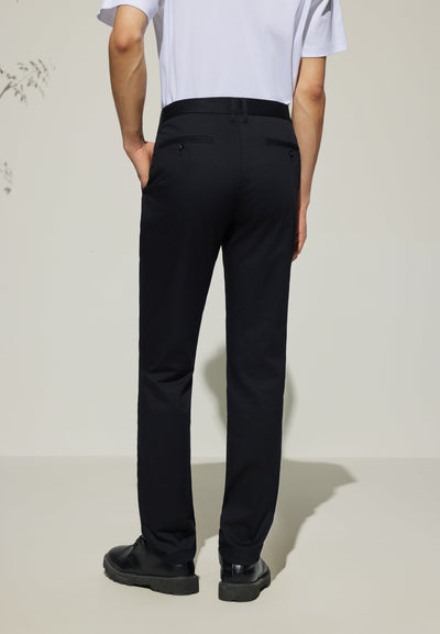 Men Clothing Cotton Blend Casual Pants Extra Slim Fit