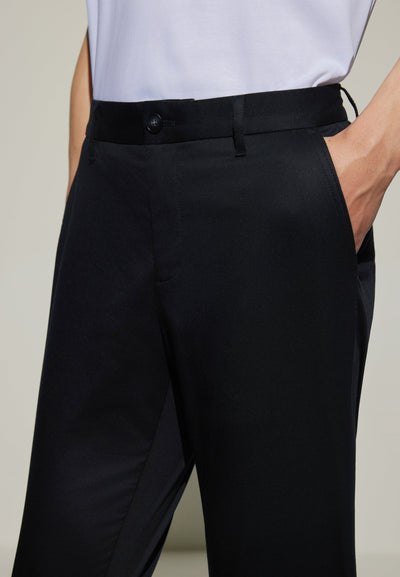 Men Clothing Cotton Blend Casual Pants Extra Slim Fit