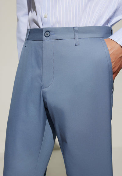 Men Clothing Cotton Blend Casual Pants Extra Slim Fit