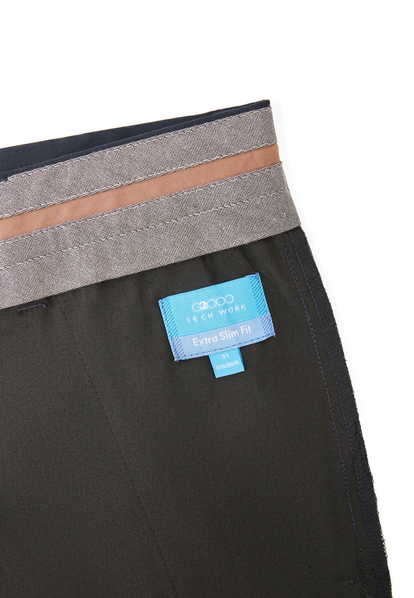 Men Clothing Cotton Blend Casual Pants Extra Slim Fit