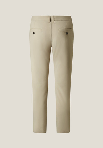 Men Clothing Poly Knit Ottoman Casual Pants Extra Slim Fit