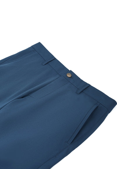 Men Clothing Poly Knit Ottoman Casual Pants Extra Slim Fit