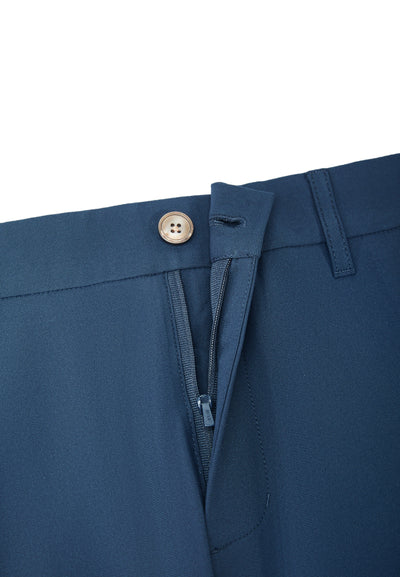 Men Clothing Poly Knit Ottoman Casual Pants Extra Slim Fit