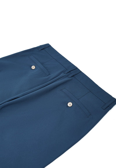 Men Clothing Poly Knit Ottoman Casual Pants Extra Slim Fit