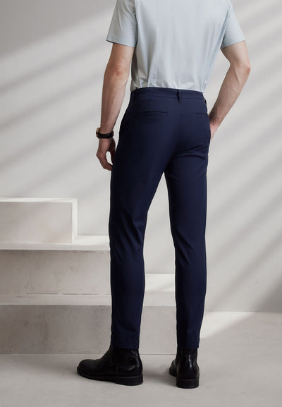 กางเกงขายาวแบบลำลองสำหรับผู้ชาย Slim Tapered Fit