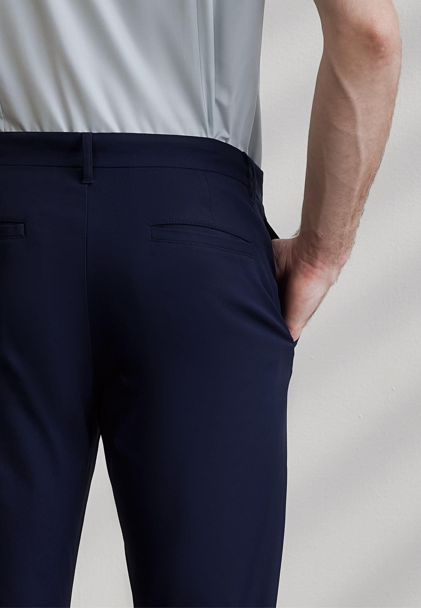 กางเกงขายาวแบบลำลองสำหรับผู้ชาย Slim Tapered Fit
