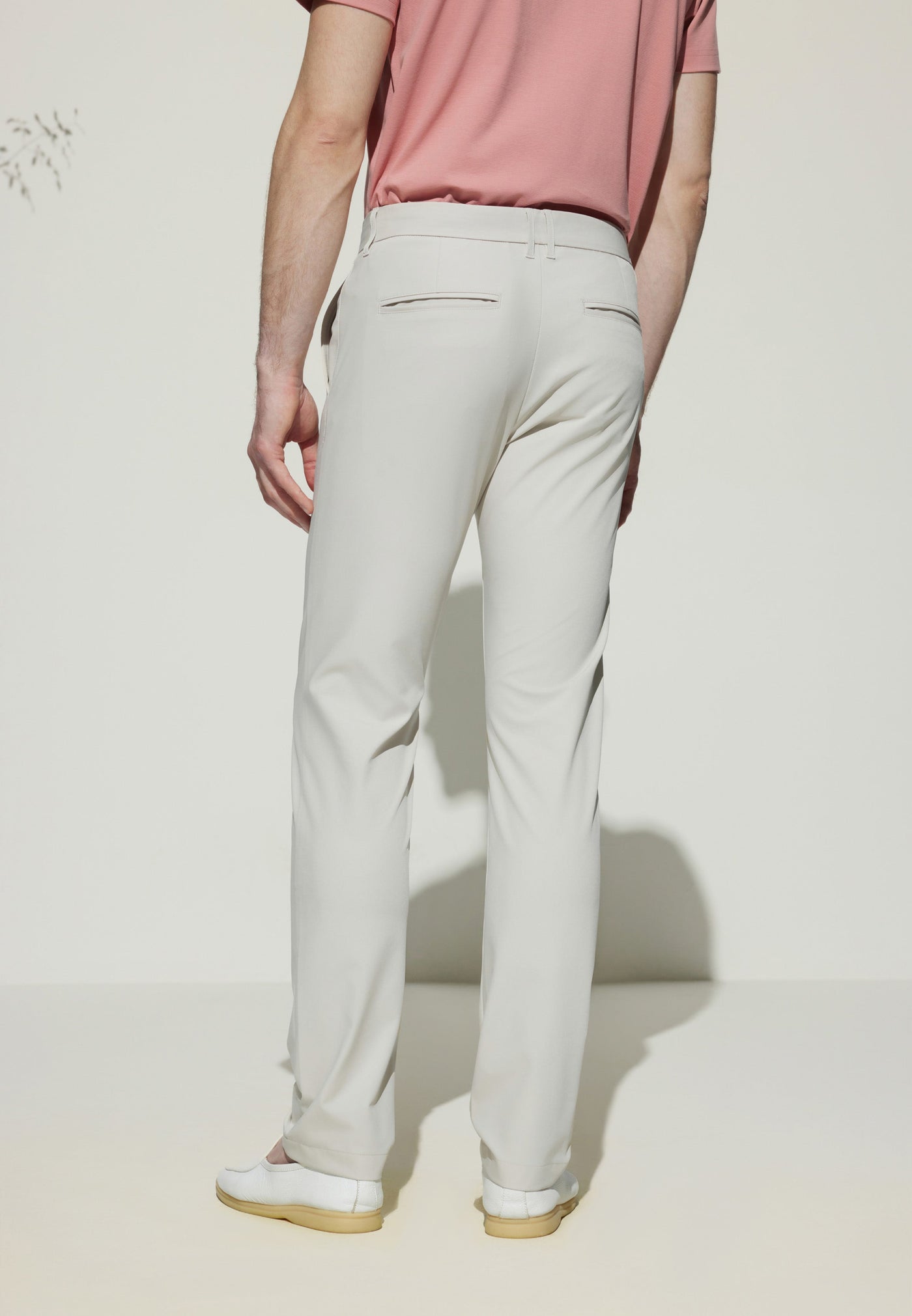Men Clothing Multi-Way Stretch Casual Pants Extra Slim Fit