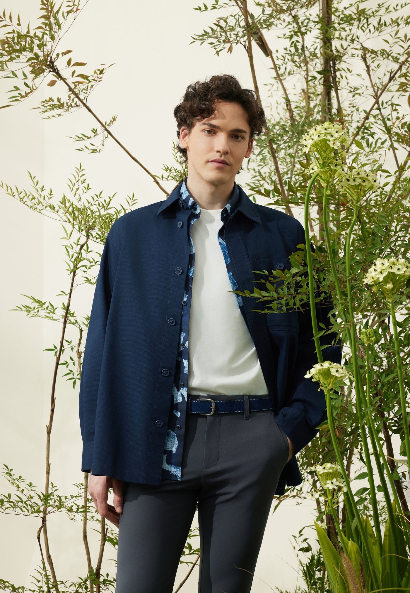 เสื้อแจ็คเก็ตสำหรับผู้ชาย Relaxed Fit