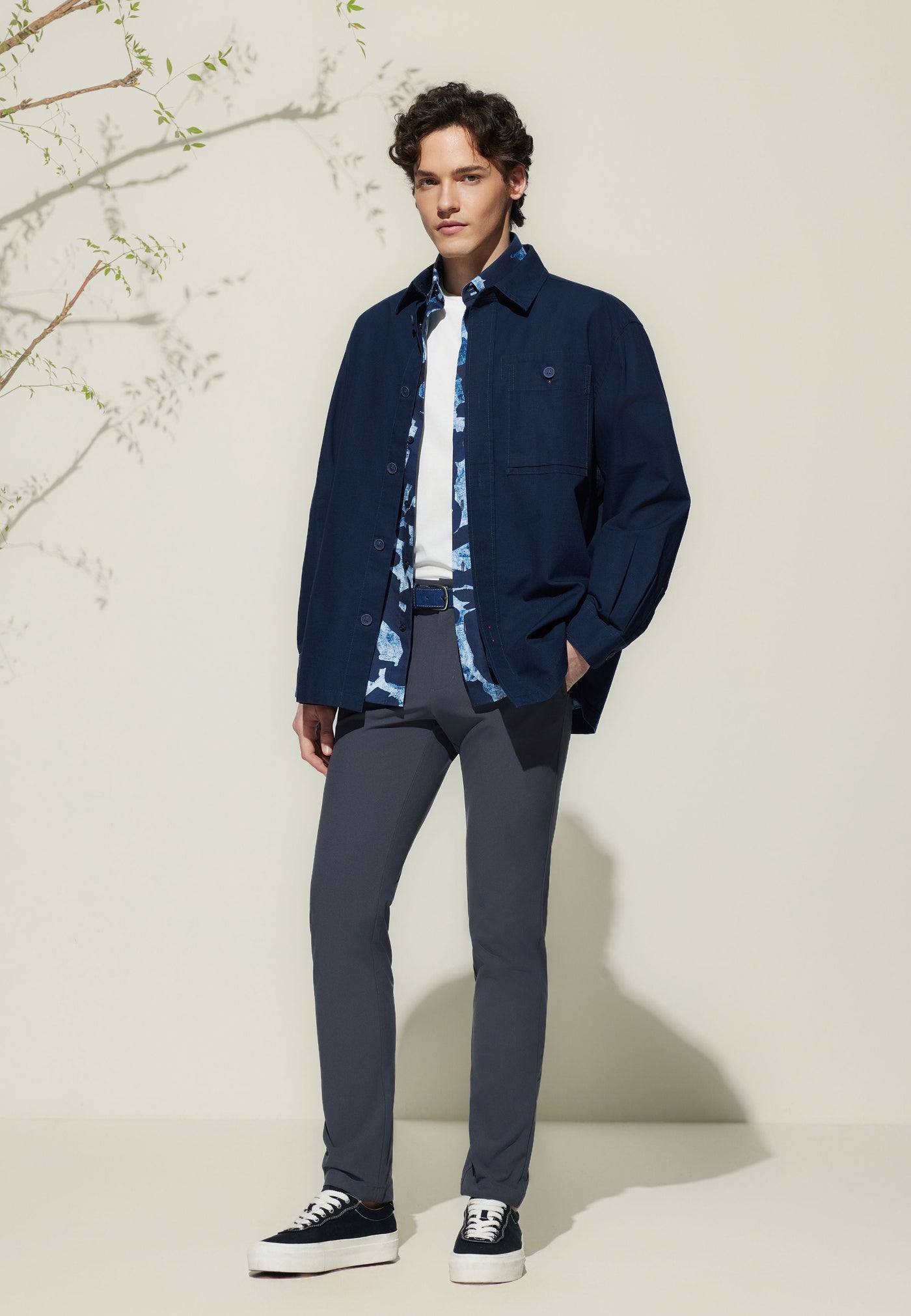 เสื้อแจ็คเก็ตสำหรับผู้ชาย Relaxed Fit