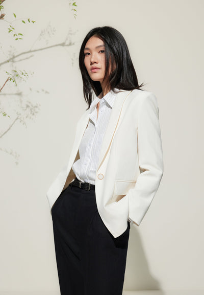 Women Clothing Stretch Suit Blazer Relaxed Fit