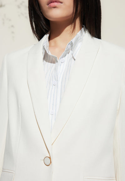 Women Clothing Stretch Suit Blazer Relaxed Fit