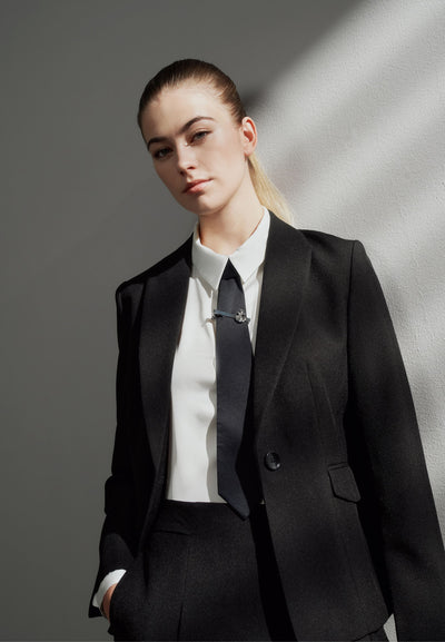 Women Clothing Poly Premium Suit Blazer Slim Fit