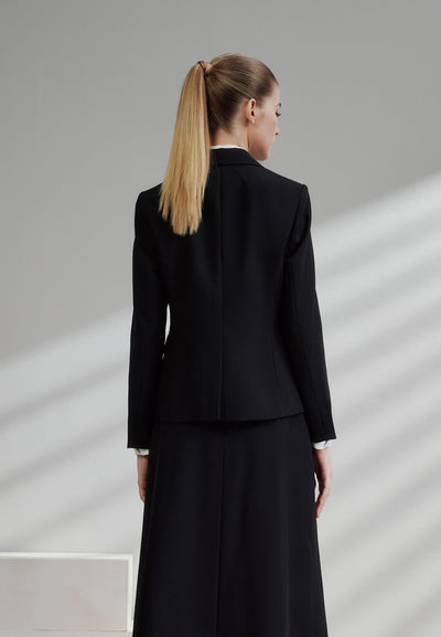 Women Clothing Poly Premium Suit Blazer Slim Fit