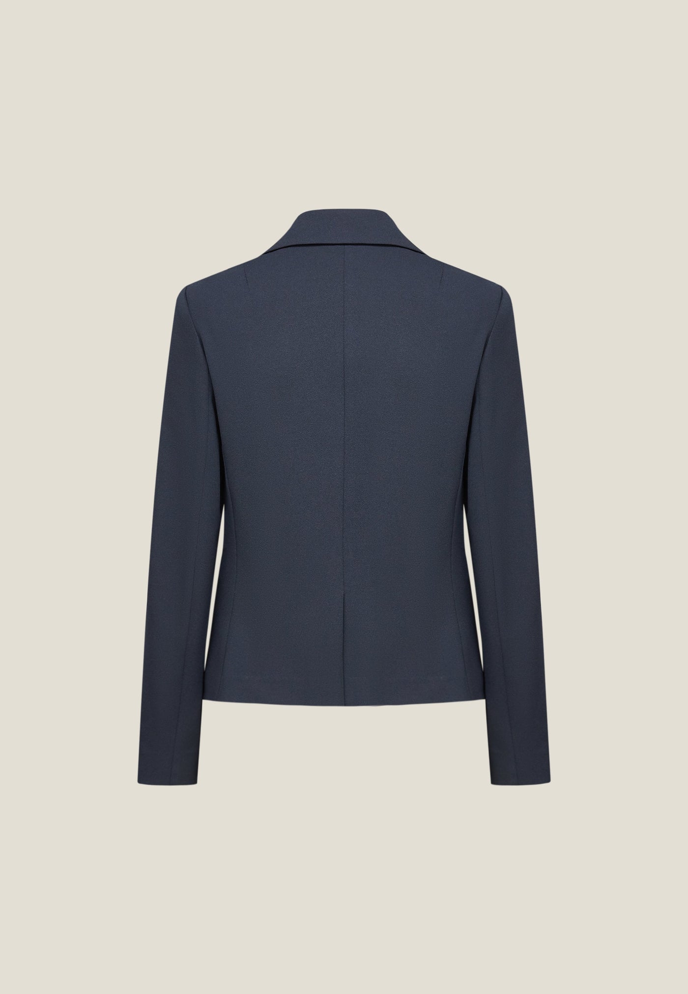 Women Clothing Crepe Knit Casual Blazer Easy Fit