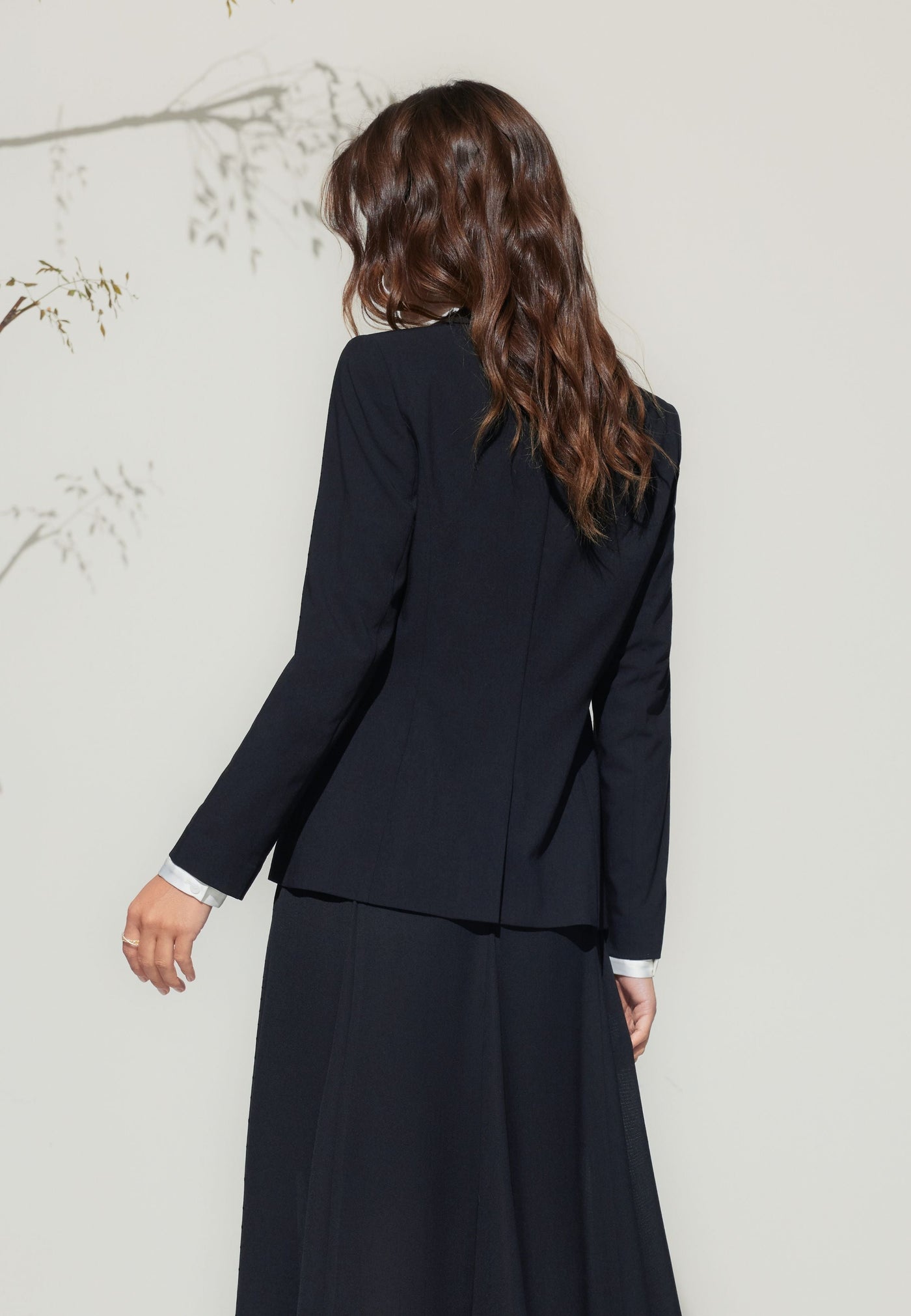 Women Clothing Rayon Blend Suit Blazer Slim Fit