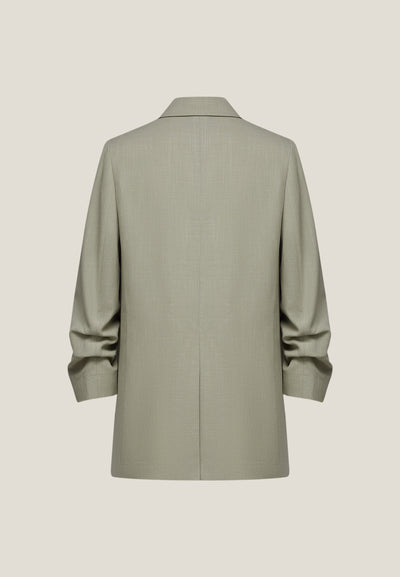 Women Clothing Rayon Blend Casual Blazer Relaxed Fit