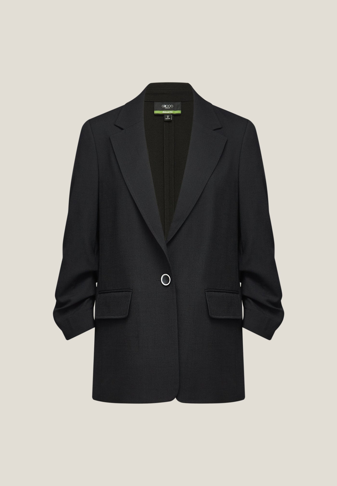 Women Clothing Rayon Blend Casual Blazer Relaxed Fit