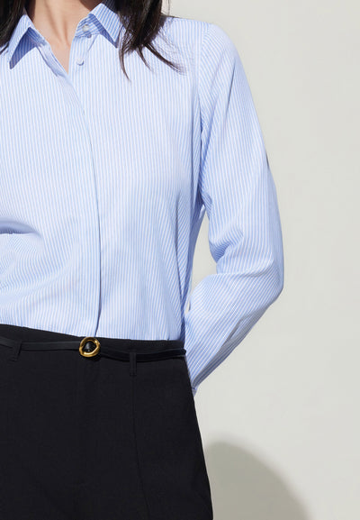เสื้อเชิ้ตแบบทางการสำหรับผู้หญิง Slim Fit
