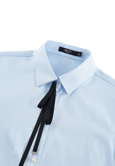 เสื้อเชิ้ตแบบทางการสำหรับผู้หญิง Slim Fit