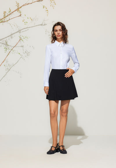 เสื้อเชิ้ตแบบทางการสำหรับผู้หญิง Slim Fit
