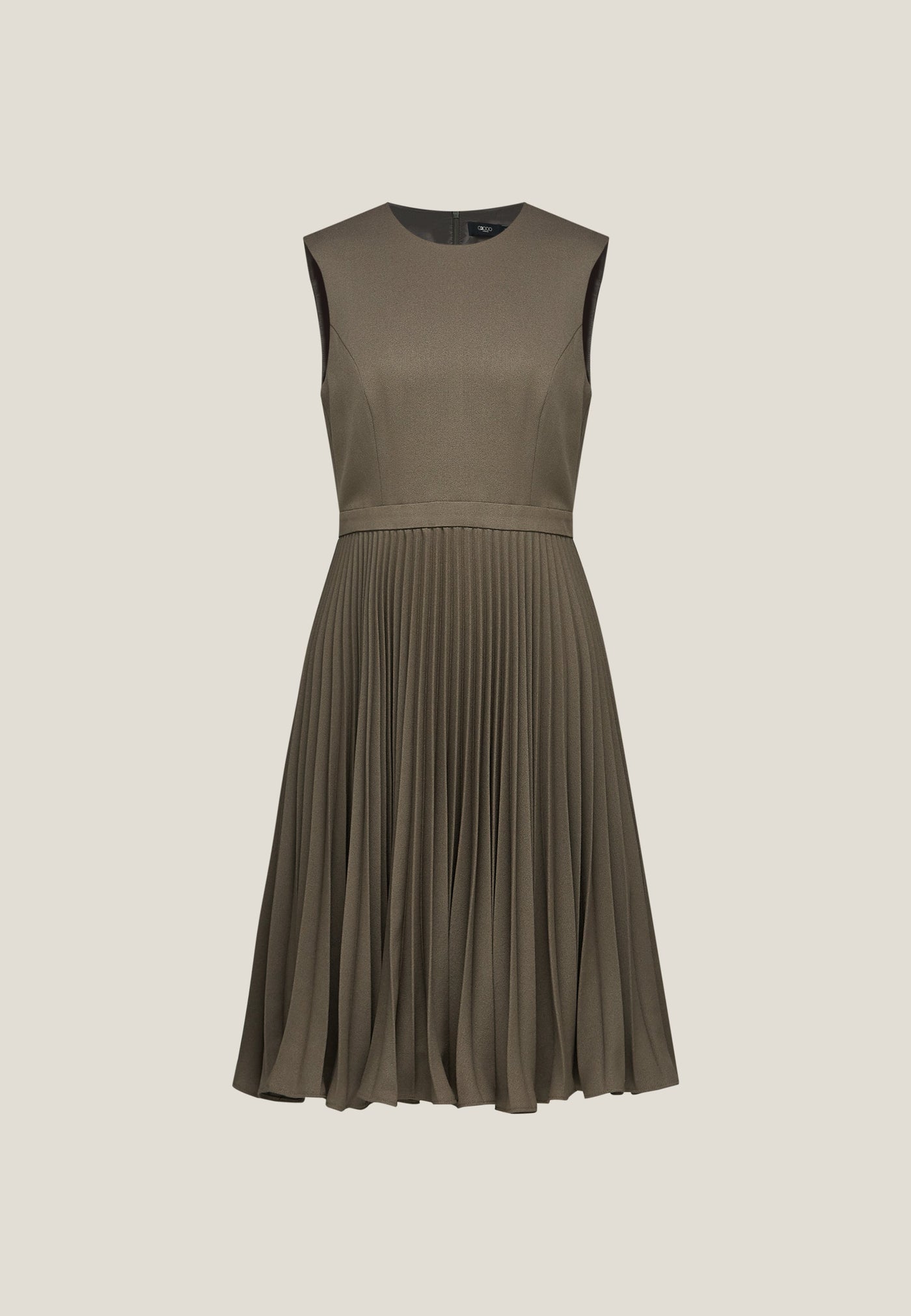 Women Clothing Pleated Flare Dress Fit & Flare Shape