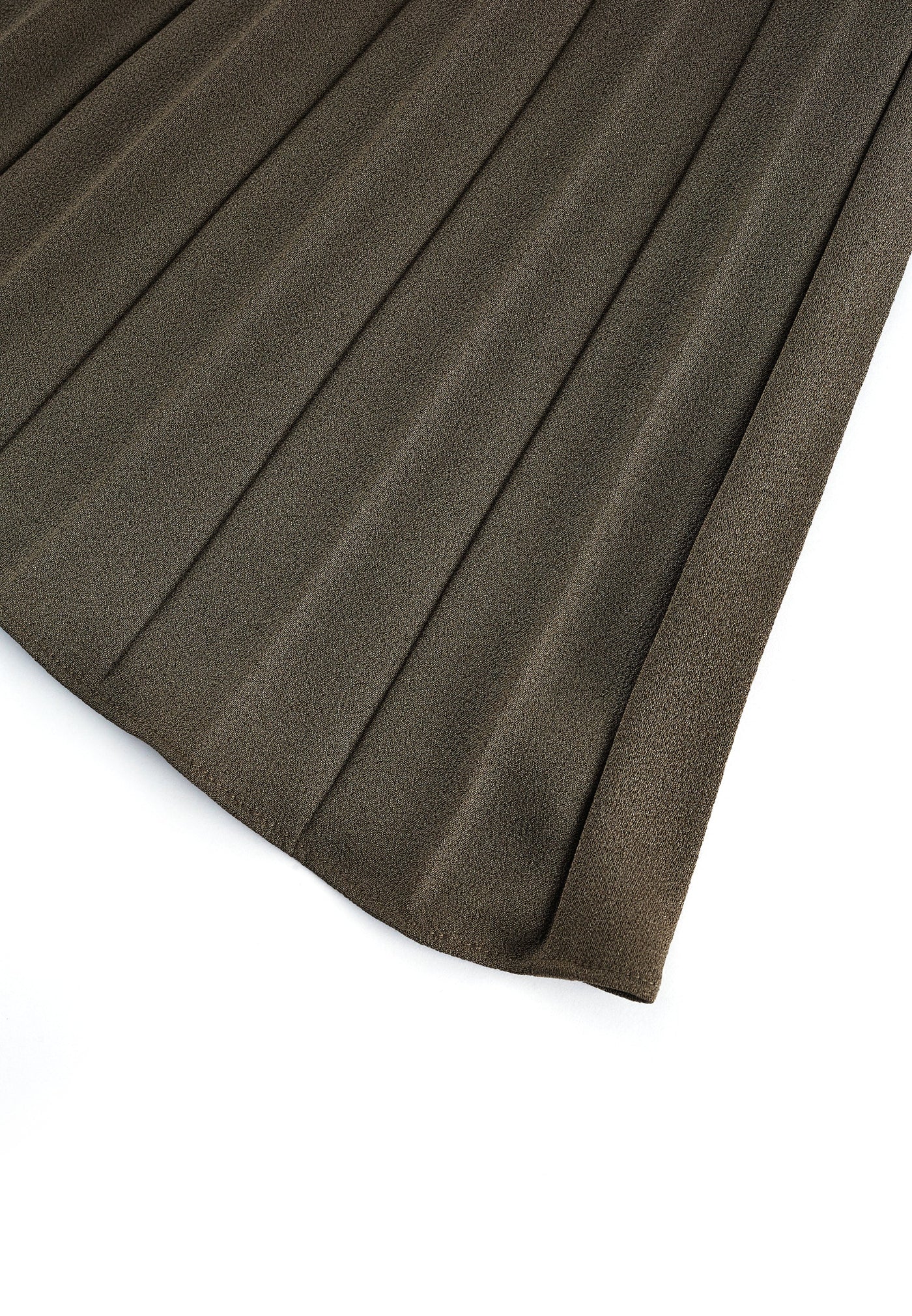 Women Clothing Pleated Flare Dress Fit & Flare Shape