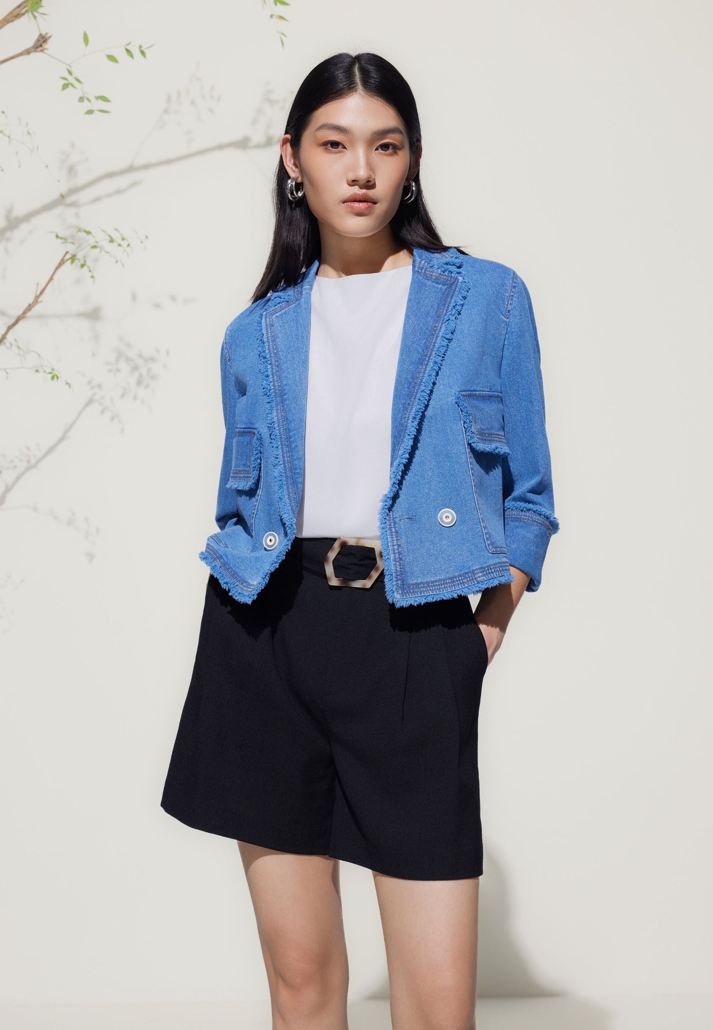 เสื้อแจ็คเก็ตสำหรับผู้หญิง Regular Fit