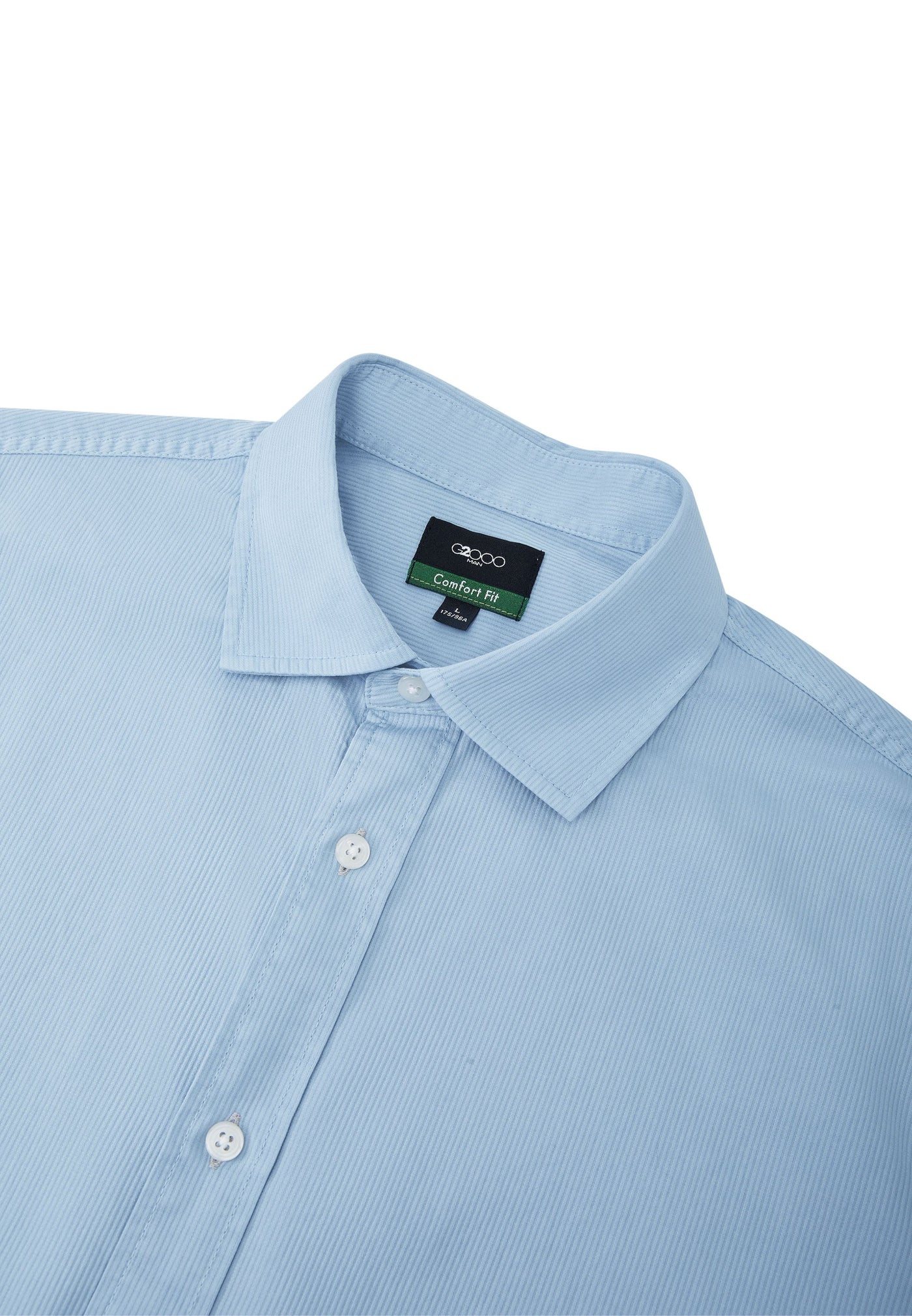 เสื้อเชิ้ตแขนยาวลำลองสำหรับผู้ชาย Comfort Fit