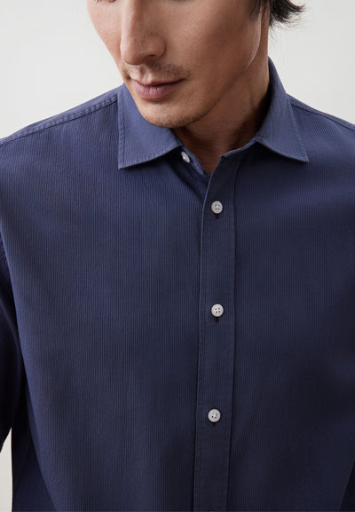 เสื้อเชิ้ตแขนยาวลำลองสำหรับผู้ชาย Comfort Fit