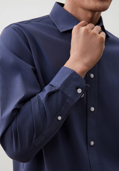 เสื้อเชิ้ตแขนยาวลำลองสำหรับผู้ชาย Comfort Fit