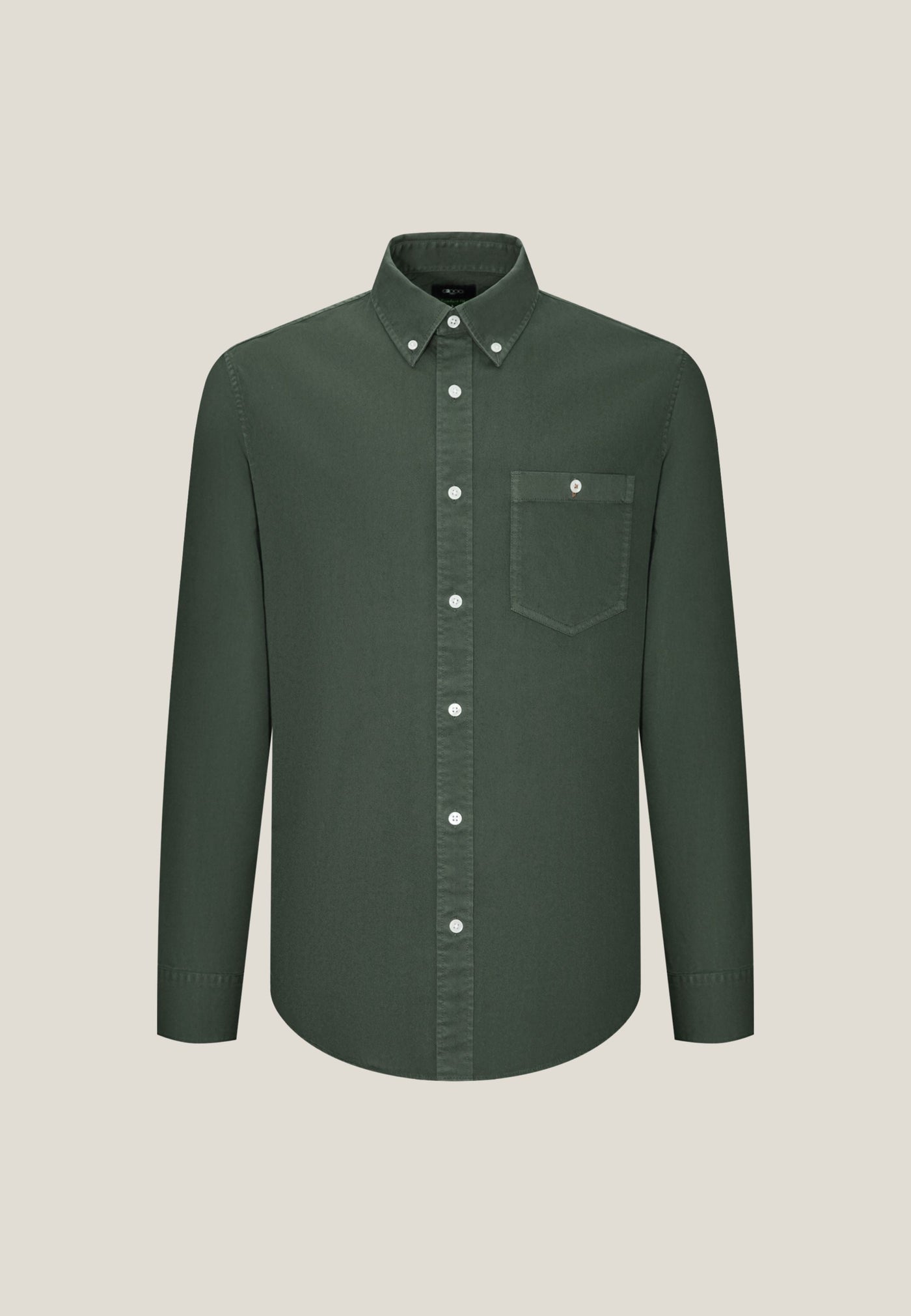 Men Clothing Cotton Garment-Dyed Casual Shirt Comfort Fit
