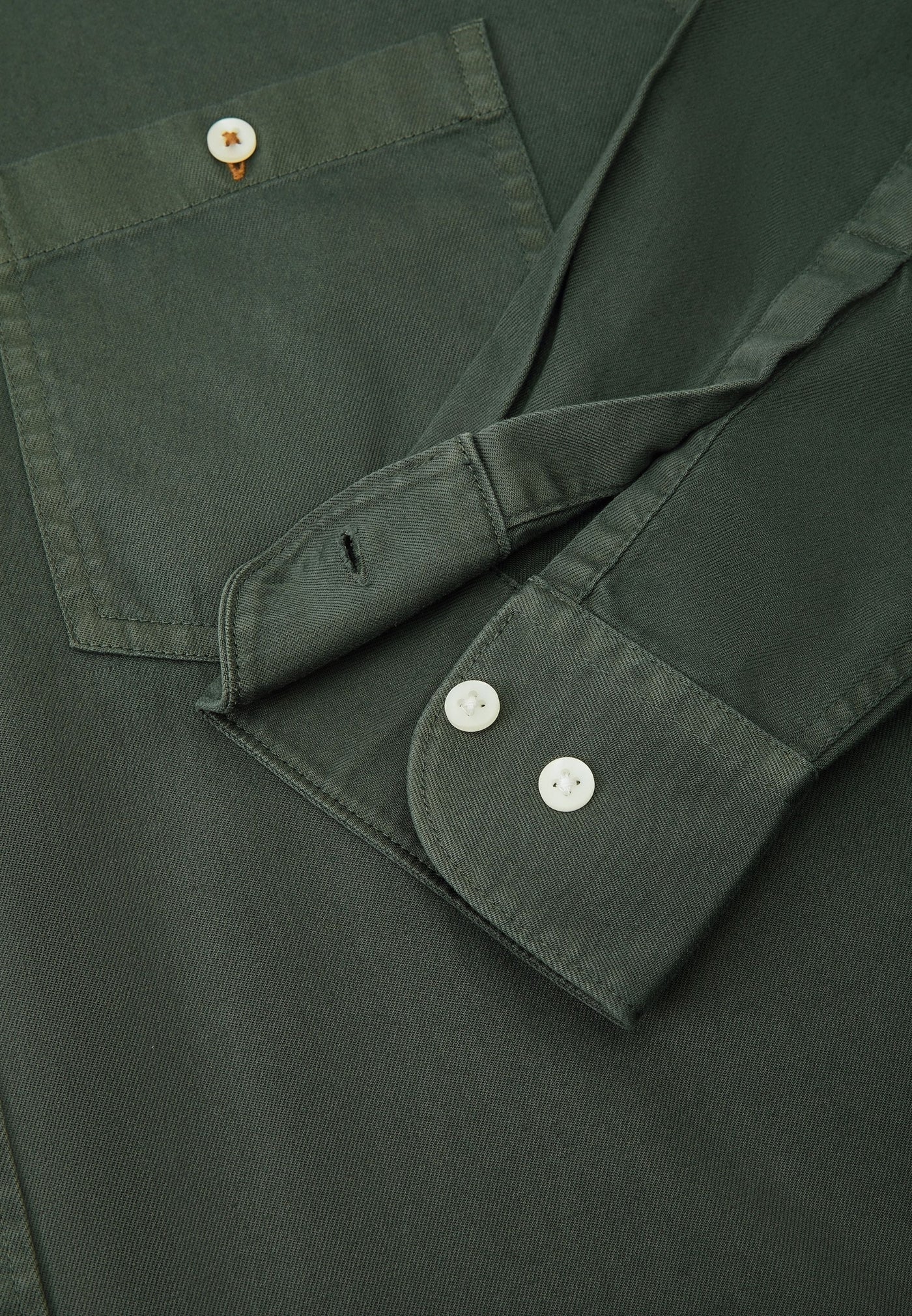 Men Clothing Cotton Garment-Dyed Casual Shirt Comfort Fit