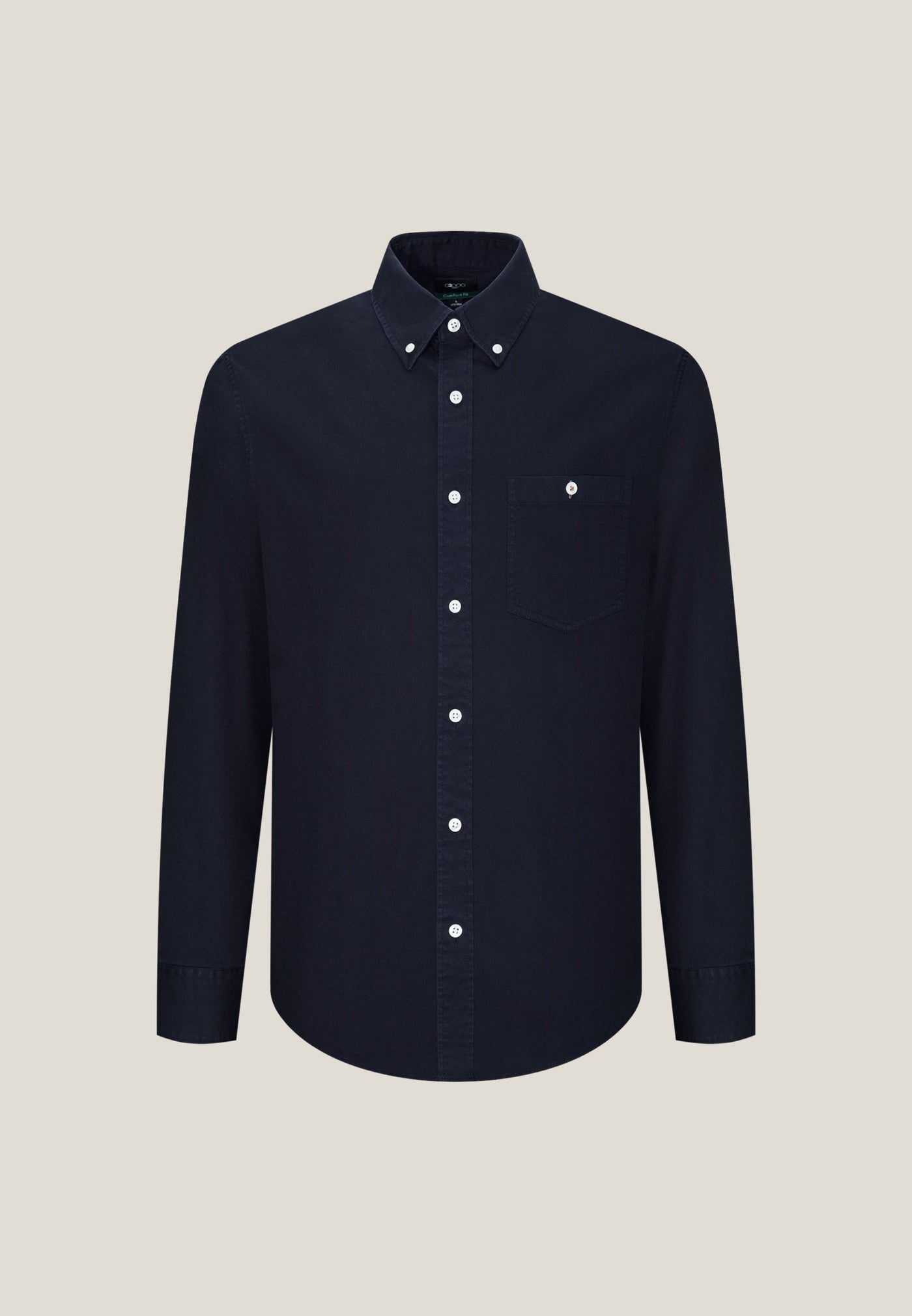 Men Clothing Cotton Garment-Dyed Casual Shirt Comfort Fit