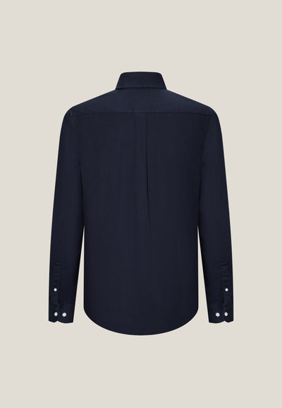 Men Clothing Cotton Garment-Dyed Casual Shirt Comfort Fit