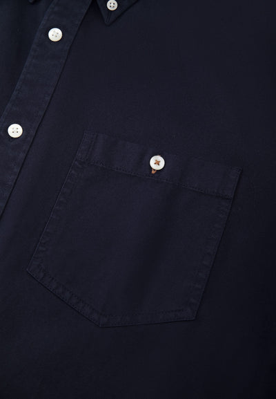 Men Clothing Cotton Garment-Dyed Casual Shirt Comfort Fit