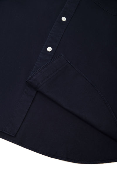 Men Clothing Cotton Garment-Dyed Casual Shirt Comfort Fit