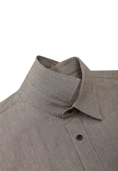 เสื้อเชิ้ตแขนยาวลำลองสำหรับผู้ชาย Comfort Fit