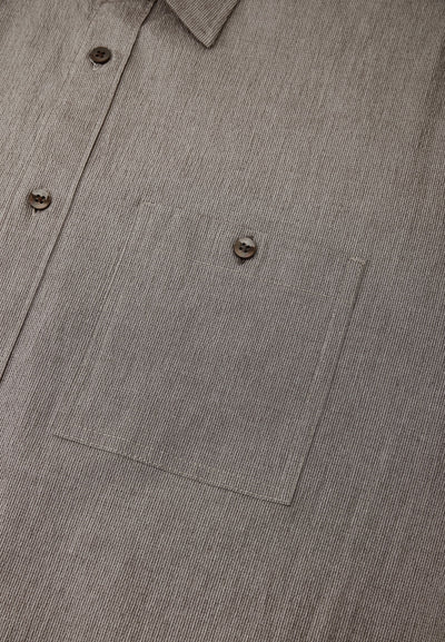 เสื้อเชิ้ตแขนยาวลำลองสำหรับผู้ชาย Comfort Fit