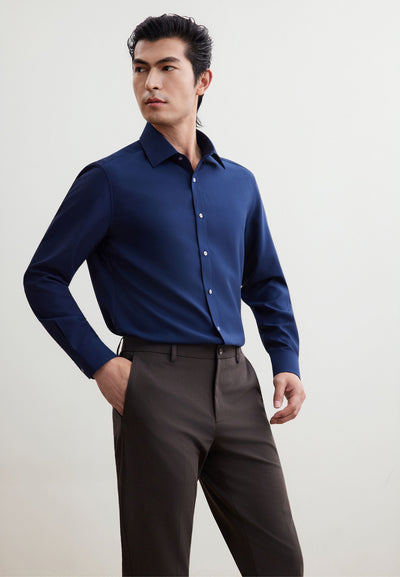 เสื้อเชิ้ตแขนยาวแบบทางการสำหรับผู้ชาย Smart Fit