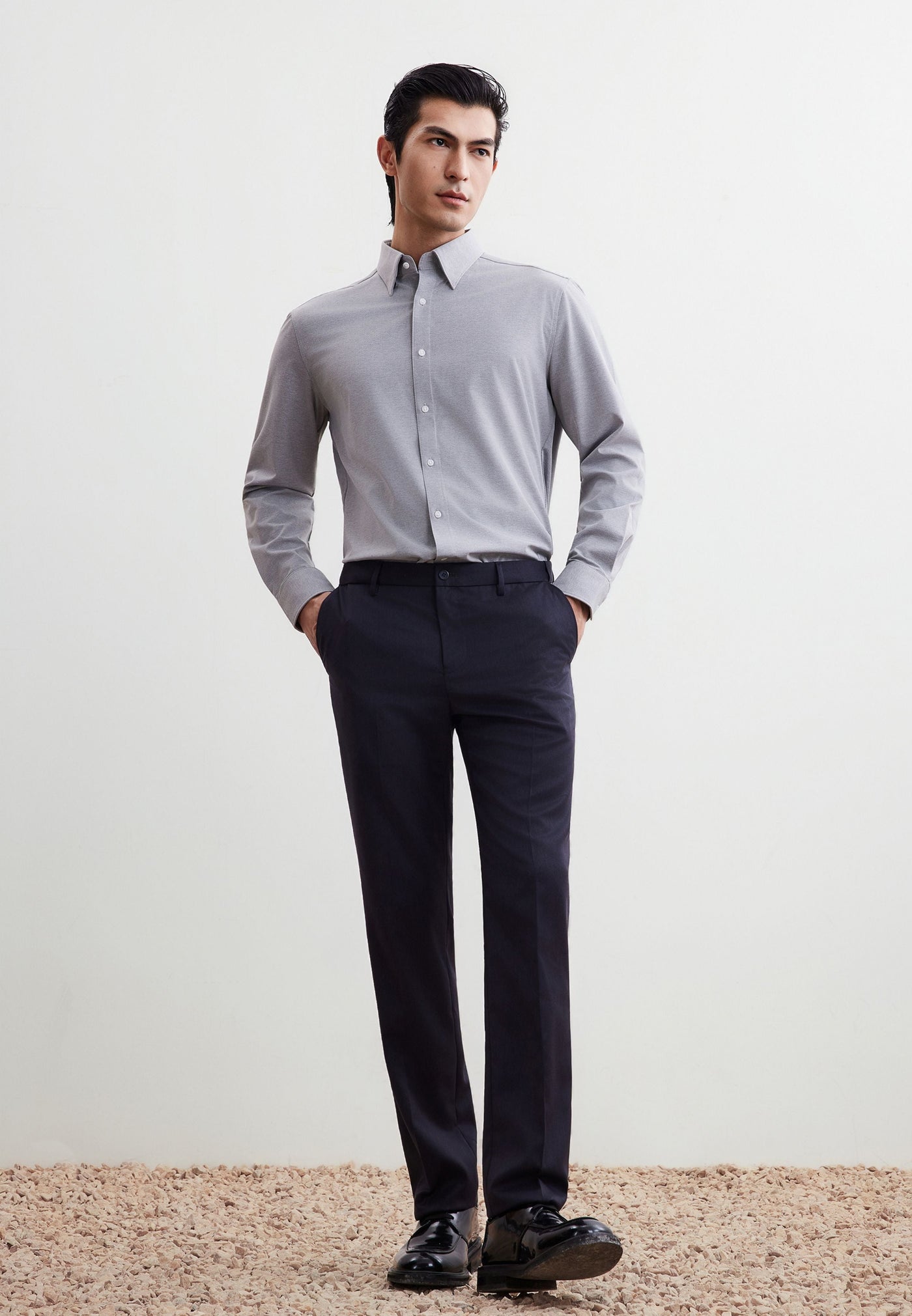 Men Clothing Non-Iron Dry Shirt Smart Fit