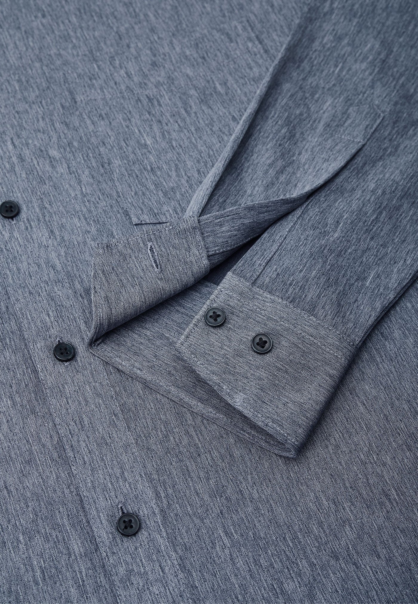 เสื้อเชิ้ตแขนยาวแบบทางการสำหรับผู้ชาย Smart Fit