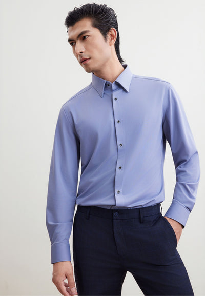 เสื้อเชิ้ตแขนยาวแบบทางการสำหรับผู้ชาย Smart Fit