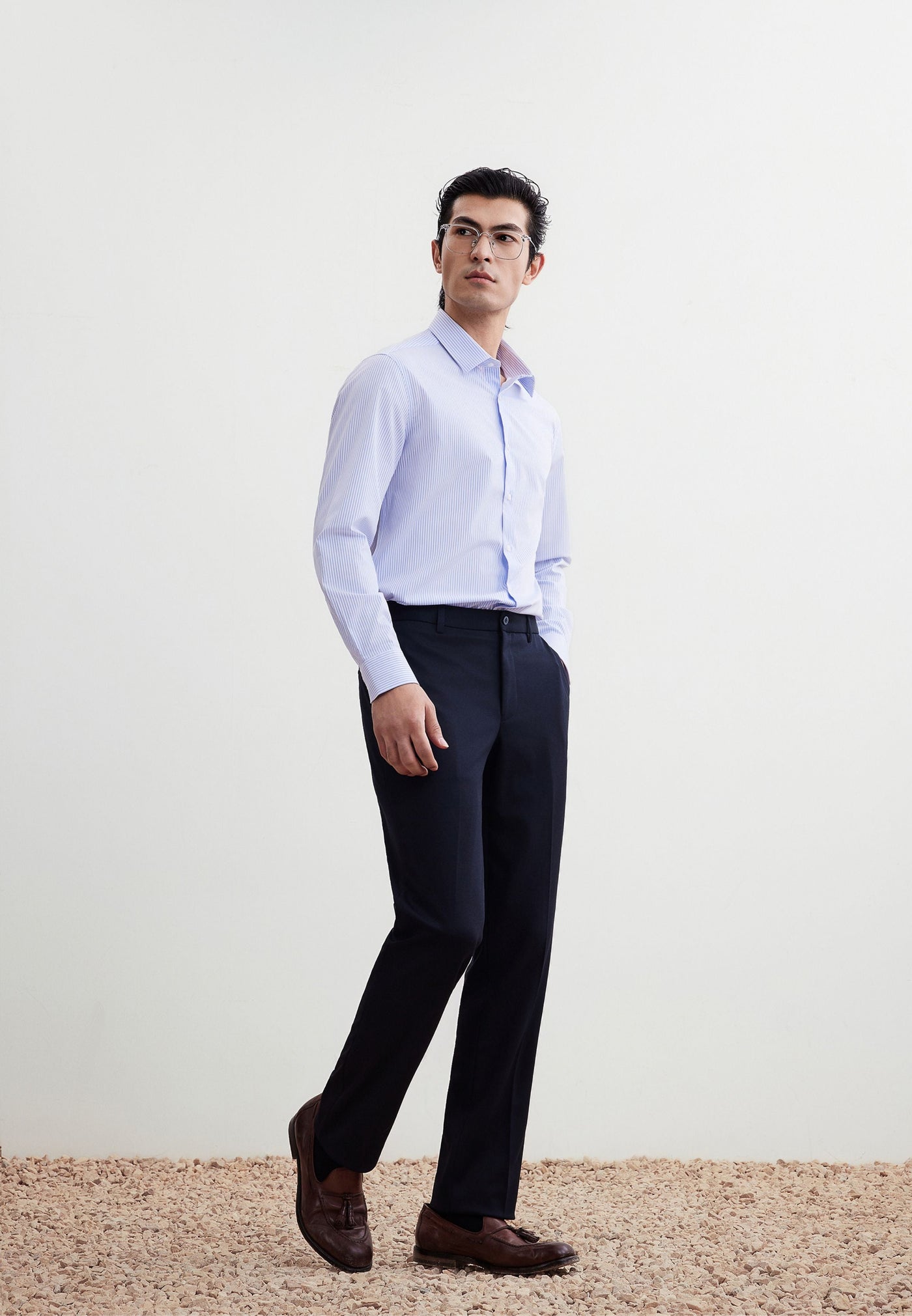 Men Clothing Non-Iron Shirt Smart Fit