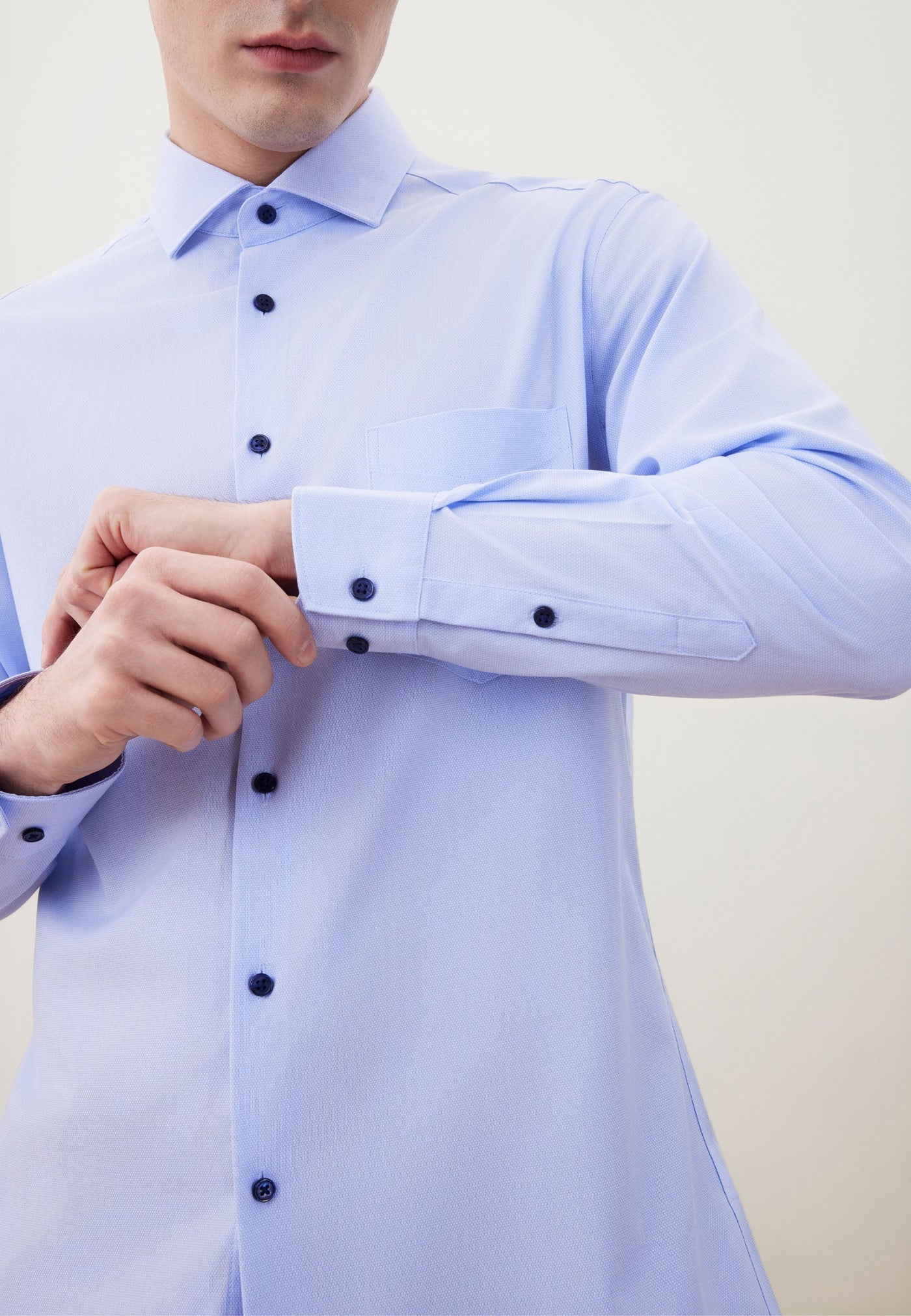Men Clothing Non-Iron Shirt Smart Fit
